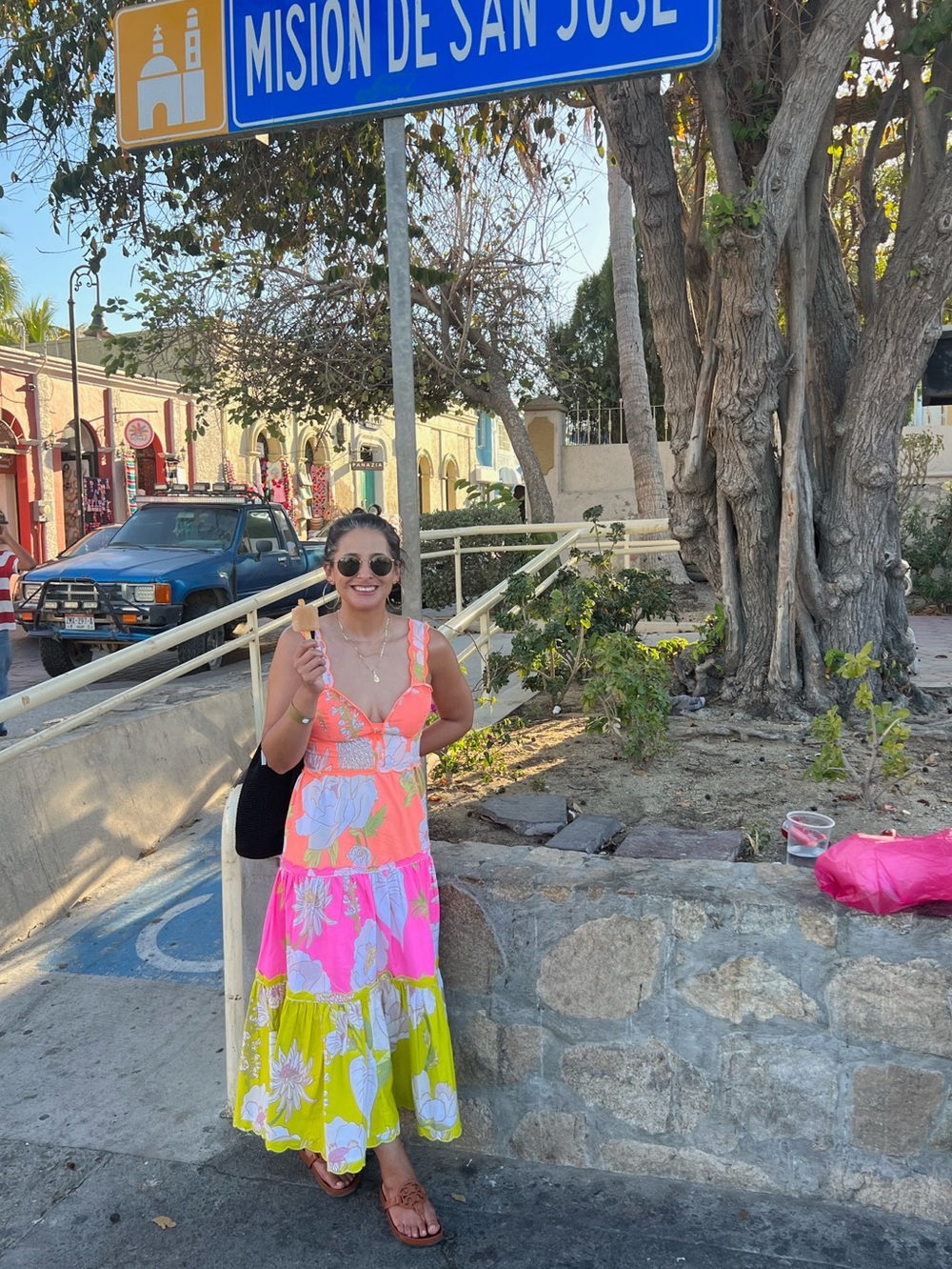 FARM Rio Mixed Neon Garden Tier Midi Dress - Picture 3 of 8